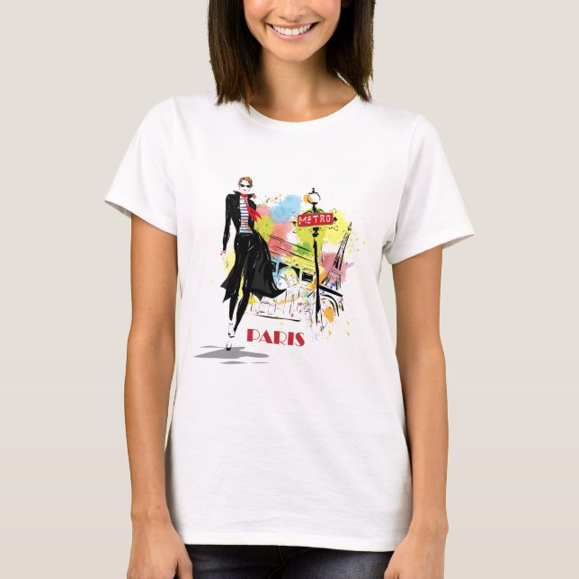 Paris Fashion -W1 T-Shirt (Front)