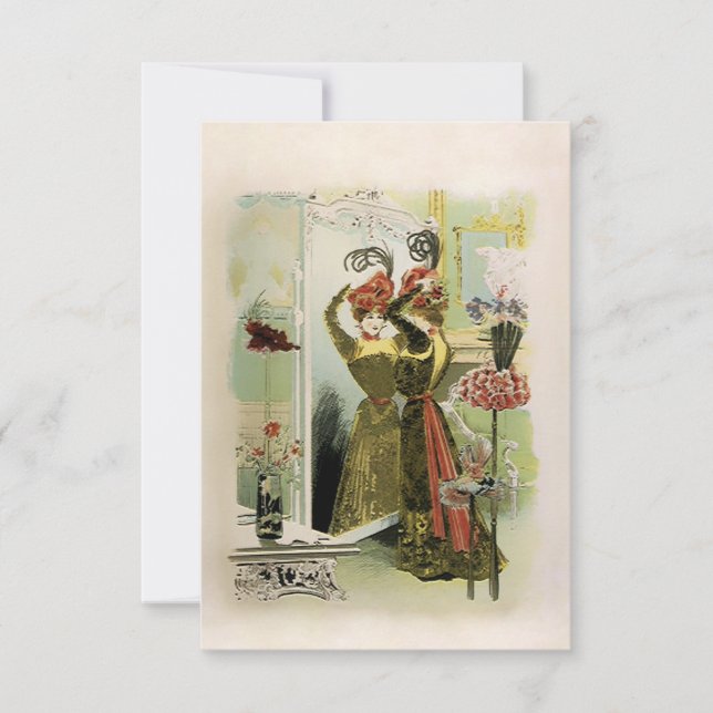 Paris Fashions - Invitations / RSVP #18 (Front)