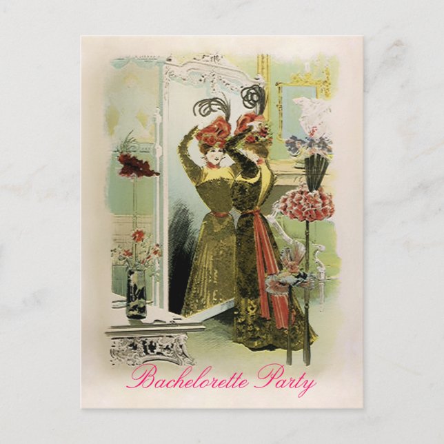Paris Fashions - Postcard / Invitations / RSVP #18 (Front)