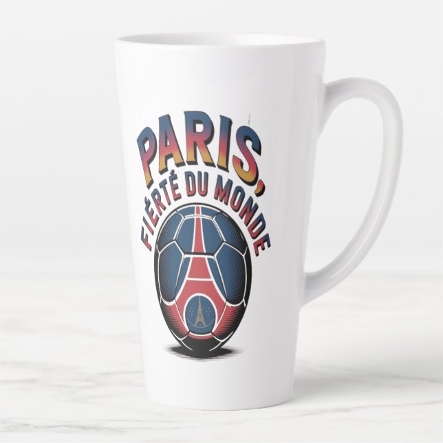 Paris fierte du Monde Latte Mug (Right)