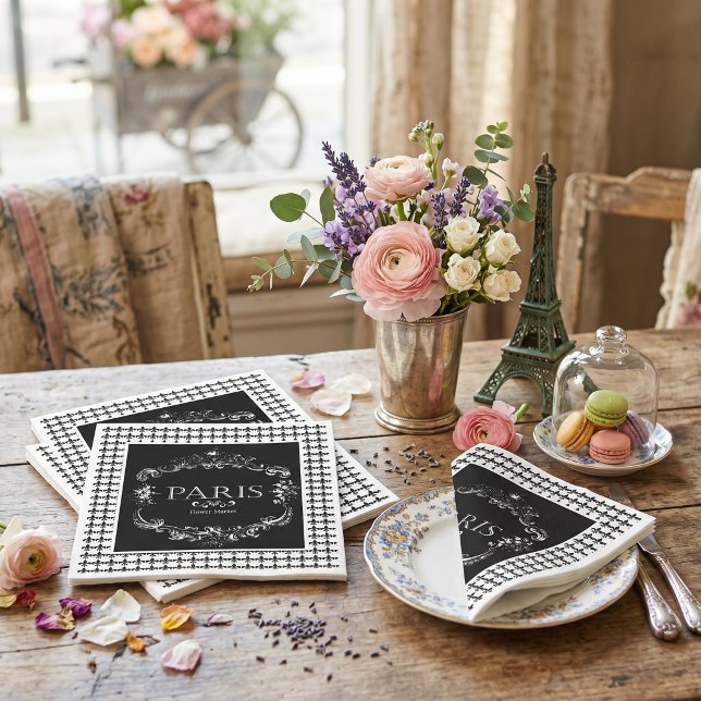 Paris flower market   napkins (Creator Uploaded)