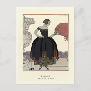 Paris, France 1921 Gazette du Bon Tonne Worth  Postcard