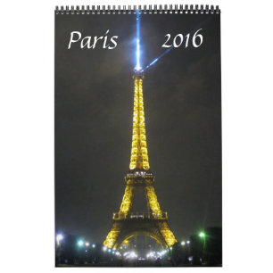 paris france 2016 calendar