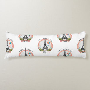 Paris France 2024 Body Pillows, Eiffel Tower Cushion