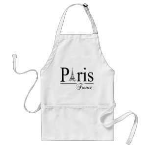 Paris France apron - choose style & color