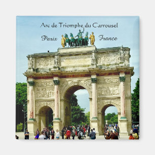 Paris France - Arc de Triomphe du Carrousel Magnet