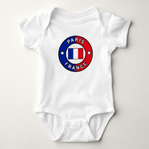 Paris France Baby Bodysuit