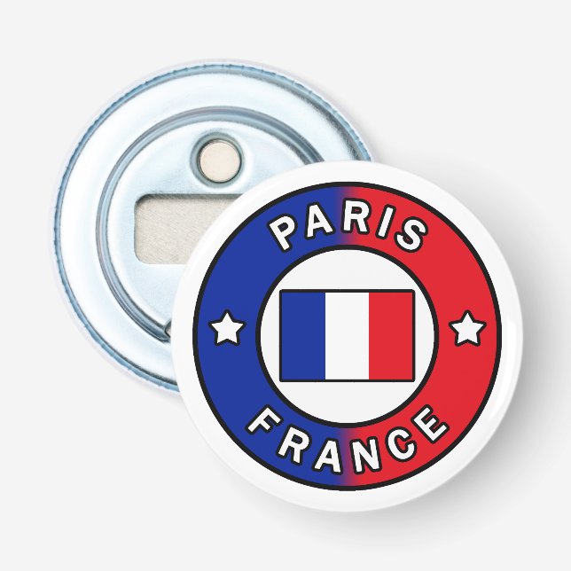 Paris France Bottle Opener (Front)