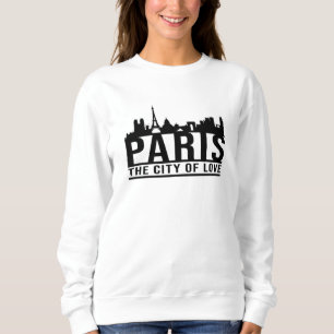Paris France City Cityscape Skyline Gift Idea Sweatshirt