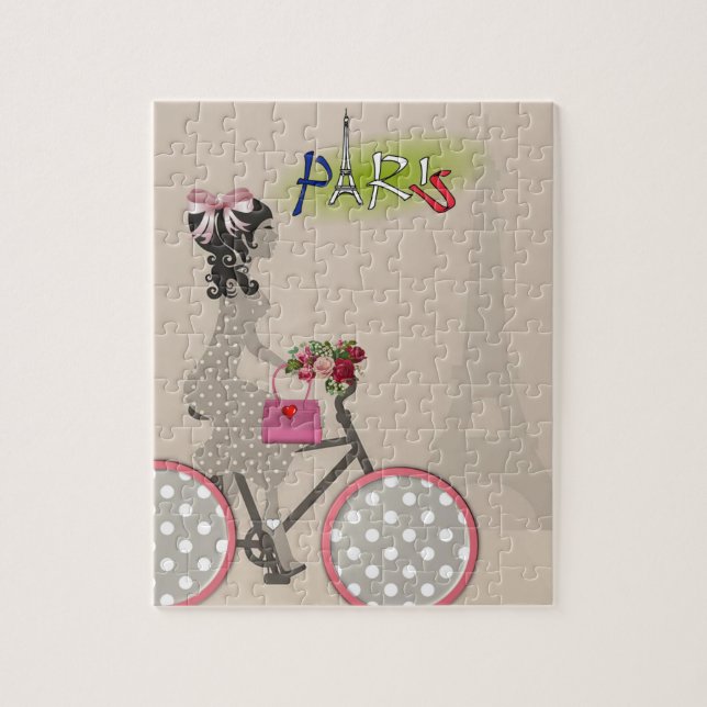 Paris France Decorative Jigsaw Puzzle (Vertical)