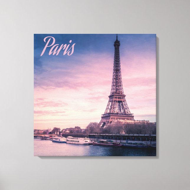 Paris France eiffel tower Canvas Print (Front)