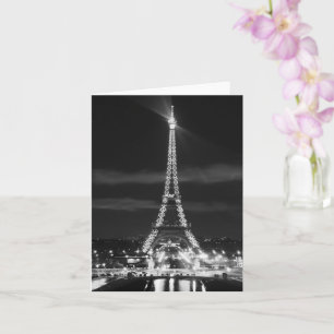 PARIS France EIFFEL TOWER City of Lights Note Card