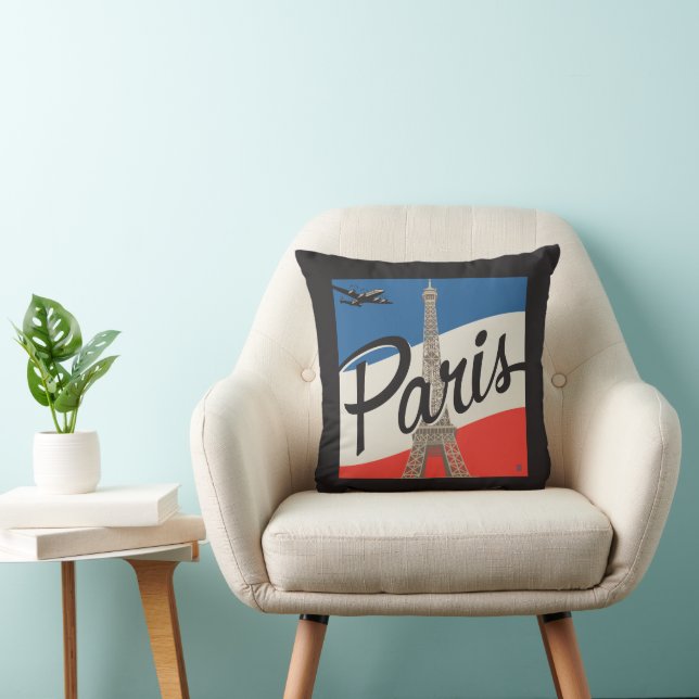 Paris France | Eiffel Tower Cushion (Chair)