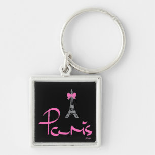 Paris,-France, Eiffel Tower, French Key Ring