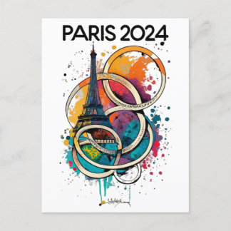 Paris France Eiffel Tower Gift  Postcard