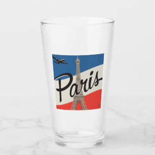 Paris France Eiffel Tower Glass