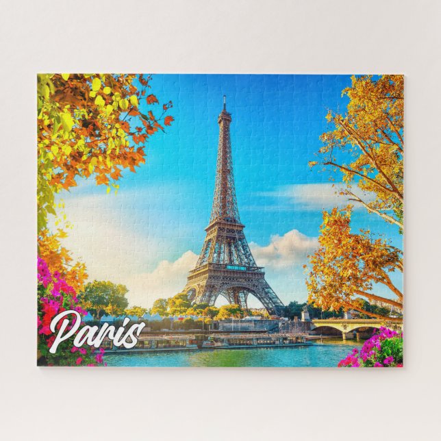 Paris, France | Eiffel Tower Jigsaw Puzzle (Horizontal)