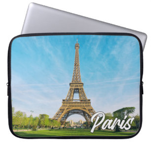 Paris, France   Eiffel Tower Laptop Sleeve