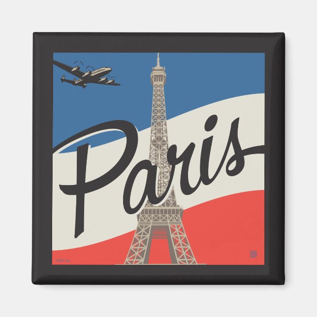 Paris France | Eiffel Tower Magnet (Front)