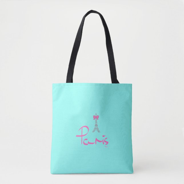 Paris, France, Eiffel Tower, Modern Tote Bag (Front)