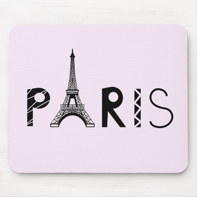Paris, France | Eiffel Tower Mouse Mat (Front)