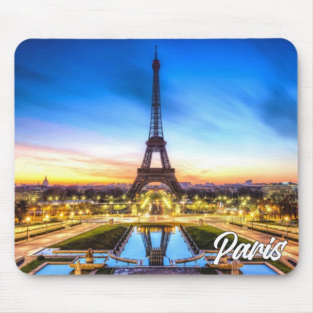 Paris, France | Eiffel Tower Mouse Mat (Front)