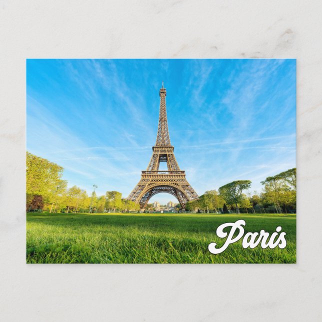 Paris, France | Eiffel Tower Postcard (Front)