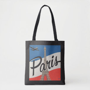 Paris France   Eiffel Tower Tote Bag