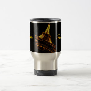 Paris, France, Eiffel Tower, Travel Mug