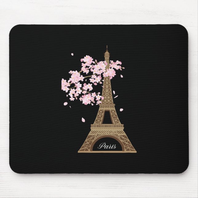 Paris France Eiffel Tower Vacation Destination Tra Mouse Mat (Front)