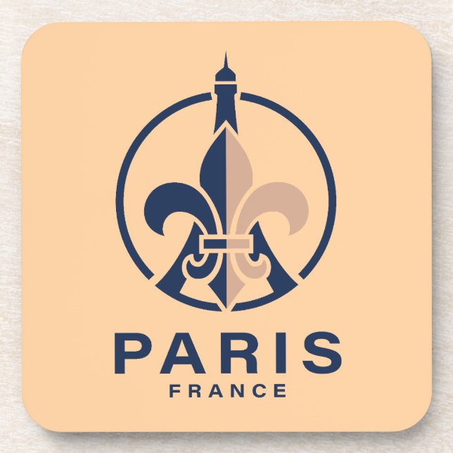 Paris France Europe Coaster (Front)