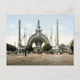 Paris, France Exposition Universal 1900 Postcard