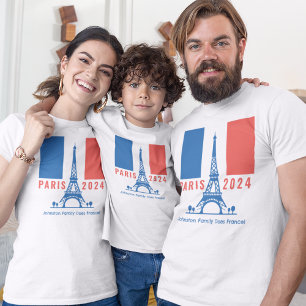 Paris France Family Vacation Souvenir T-Shirt