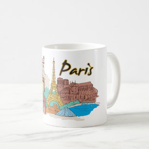 Paris France Famous City Coffee Mug