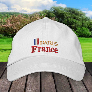 Paris & France fashion / French Flag Patriots Embroidered Hat
