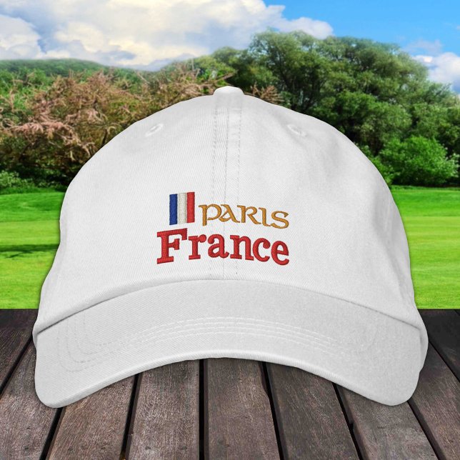 Paris & France fashion / French Flag Patriots Embroidered Hat (Creator Uploaded)