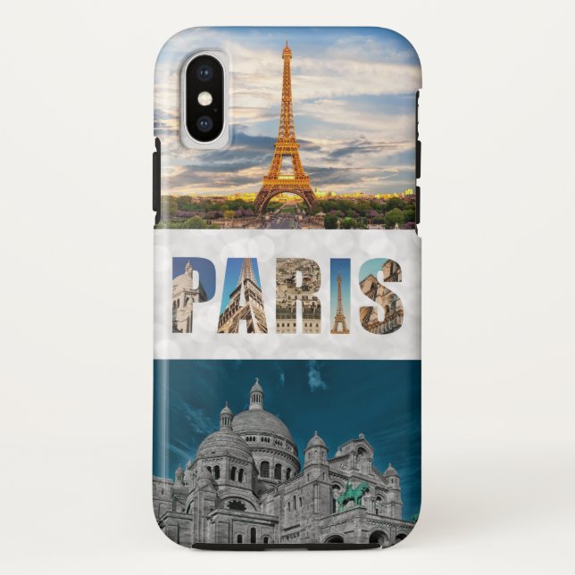 Paris France French Travel Photo Case-Mate iPhone Case (Back)