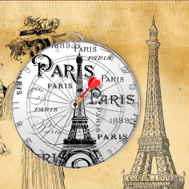 Paris France Gifts and Souvenirs Dartboard (Creator Uploaded)