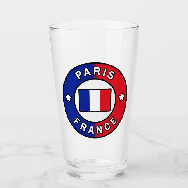Paris France Glass (Front)