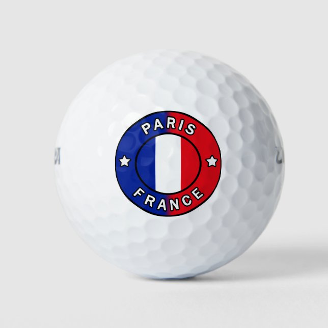 Paris France Golf Balls (Front)