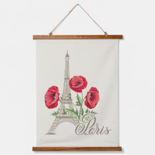 Paris France Hanging Tapestry