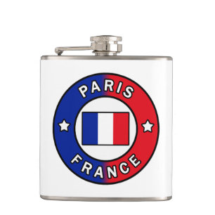 Paris France Hip Flask