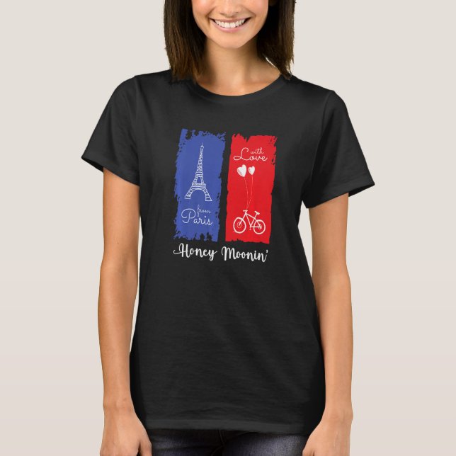 Paris France Honeymoon Premium T-Shirt (Front)