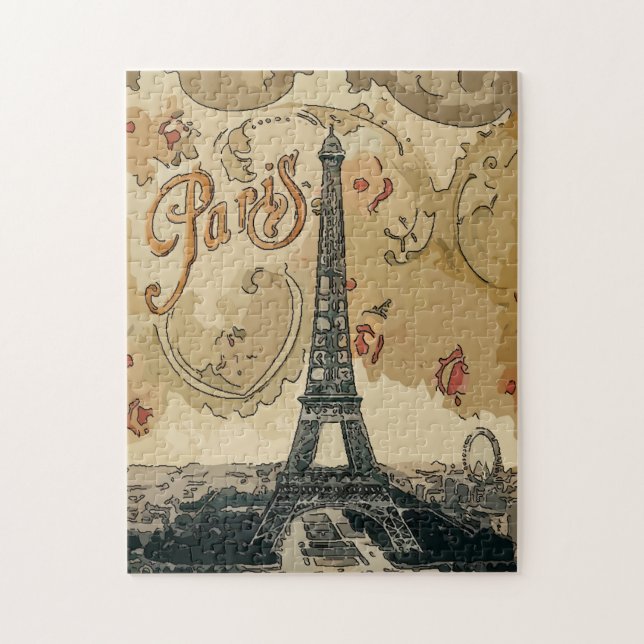 Paris, France Jigsaw Puzzle (Vertical)