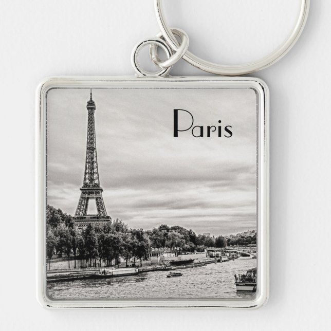 Paris, France Key Ring (Front)