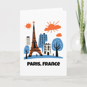 Paris France Kids Europe Vacation Souvenir Boys Gi Card