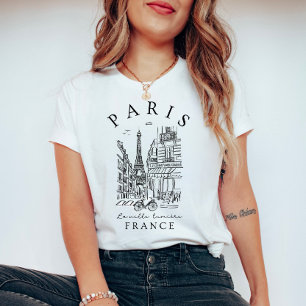 Paris France –  La ville Lumière  T-Shirt