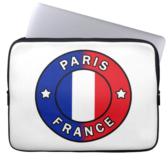 Paris France Laptop Sleeve (Front)