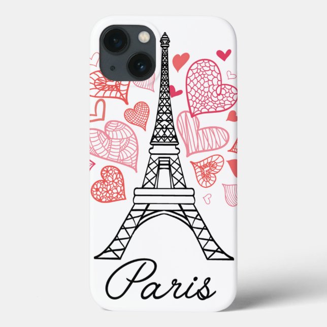 Paris, France Love Case-Mate iPhone Case (Back)