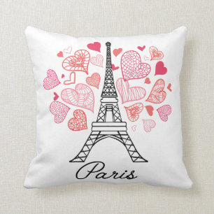 Paris, France Love Cushion